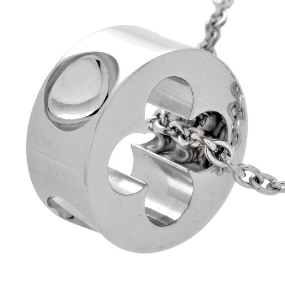 LOUIS VUITTON 18k White Gold Necklace - Picture 1 of 6